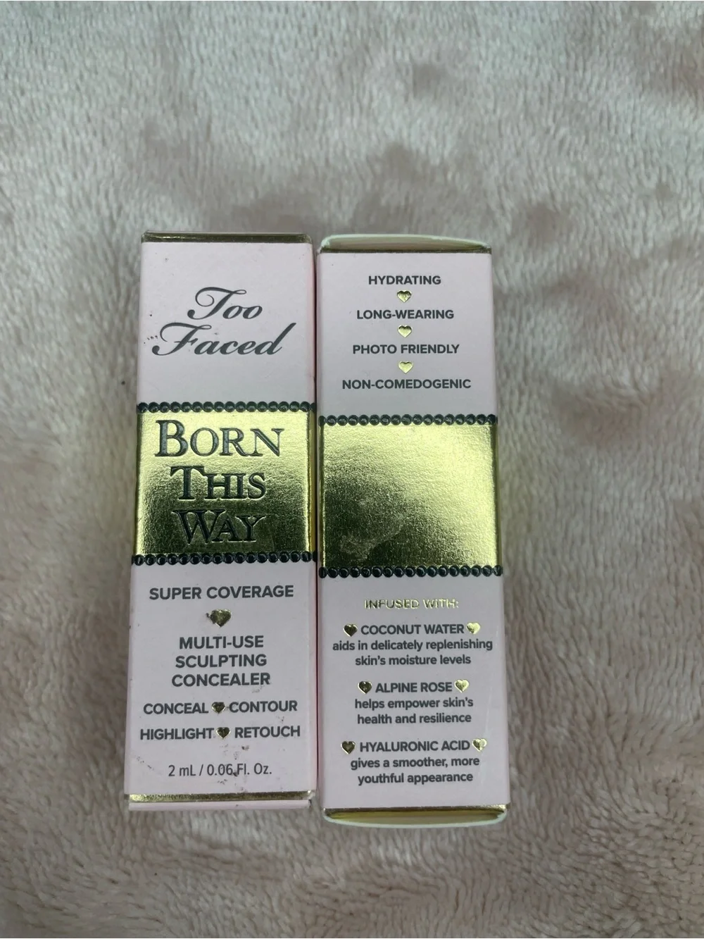 (2 pack) Too Faced Born This Way Super Coverage Sculpting Concealer - Warm Sand